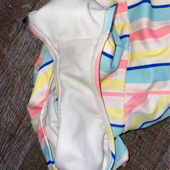 Lucky Brand Junior Swimsuit Striped One Piece Size Xl/16  Clean - Picture 6 of 6